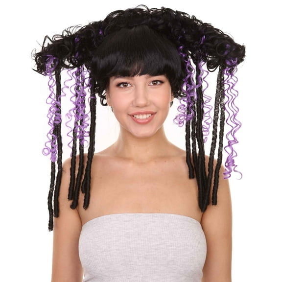 Deluxe Witch Women's Wig | Gothic Horror Cosplay Halloween Wigs | Premium Breathable Capless Cap