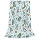 thumbnail image 2 of Balery Winter Wonderland Light Blue Manta de Felpa Suave y Acogedora – Cobija de Franela Aterciopelada para Cama, Lavable y Cálida para Sofá, Mascotas, Transpirable-60"x50", 2 of 7