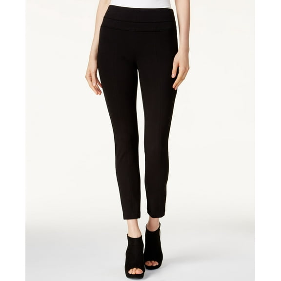 Bar III Pull On Ponte Leggings Black M