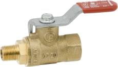 RWV® ECO VALVE MINI BALL VALVE, 1/4 IN. FNPT X 1/4 IN. MNPT, LEAD FREE ...