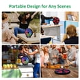 thumbnail image 6 of WinSpin 10" Double Sided Prize Wheel 10 Slots Dry Erase Spinning Wheel for Pub Party Home Game Carnival Holiday Activities, 6 of 9