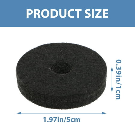 

1 Set of Drum Set Cymbals Felt Pads Set Anti-skid Drum Set Felt Cushions Accessory