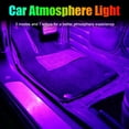 thumbnail image 4 of USB Foot Atmosphere Lamps Blue LED Interior Seat Ambient Decor Auto Accesso, 4 of 8