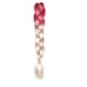 thumbnail image 2 of Trenza de seda sucia tejida a mano, brillante, dorada y de seda, trenza grande, extensión de trenzas de pirofilamento de 24 pulgadas, extensión de cabello con brillo, trenzado ombré, 2 of 3