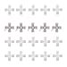 thumbnail image 3 of zuchini X-Shape 5 pin RGBW Solderless Connector 5-Conductor for 12mm Wide SMD 5050 RGBW RGBWW LED Strip LED Tape LED Rope Lights in Kitchen Cabinets RV etc. (20pcs), 3 of 4