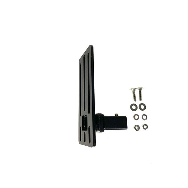 Exposed Racks Accessoire de Montage pour Rack de Toit 8-00-9877 pour Utilisation avec Barres Croisées à Encliqueter Rack Exposé; Support Universel; 6.5 Pouces X 2.6 Pouces; avec Trous de Boulon de 1/4 Pouce; Supports Perpendicaux
