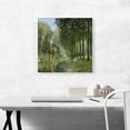 thumbnail image 2 of ARTCANVAS Rest Along The Creek 1872 Canvas Art Print by Alfred Sisley - Size: 18" x 18" (1.50" Deep), 2 of 9
