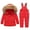 49 Red, variant on guisaled Toddler Snow Suit Two Piece Snow Bib Pant and Puffer Jacket Boys Girl Snowsuit Winter Outdoor Snowboard Ski Suits for Baby