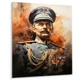 thumbnail image 2 of Designart "Ii Portrait Emperor Wilhelm painting" Emperor Metal Art Print, 2 of 5
