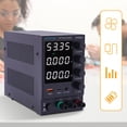 thumbnail image 3 of 0-60V/0-5A DC Power Supply Precision Variable Digital Adjustable Lab Grade 110V, 3 of 14