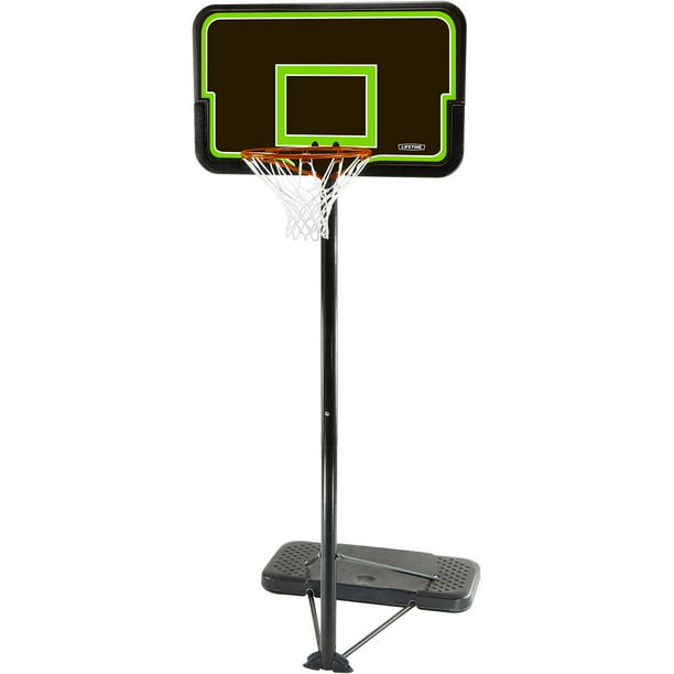 Lifetime 44" Impact Portable Adj Height Basketball Hoop, 90670(08)