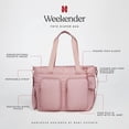 thumbnail image 4 of Bolsa de pañales Huggies Carry All Weekender Tote Bridal Rose, 4 of 5
