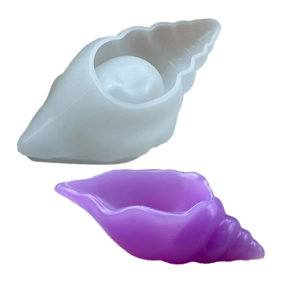 Seashells Silicone Mold Conch Shape Storage Box Resin Mold Home Ornament Mold Decorative Conch Shape Epoxy Mold Craft