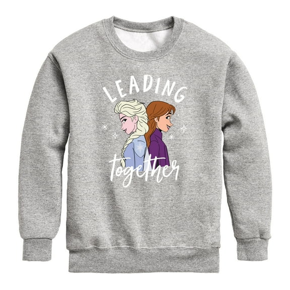 Frozen 2 - Leading Together - Toddler And Youth Crewneck Fleece Sweatshirt