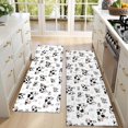 thumbnail image 4 of Kitchen Rugs Sets Of 2,White Cow Milk Cow Pattern Anti Fatigue Kitchen Mat Rugs Non Slip Washable,Decorative Kitchen Floor Mats for Kitchen,Sink,Laundry,17"X47", 4 of 5