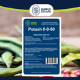 thumbnail image 4 of Supply Solutions Muriate of Potash 0-0-60 Fertilizer, High Potassium Fertilizer, Potassium for Plants, Ideal Plant Food & Potash for Plants - For Lush Crops, Blooms, Acidic Plants (50lbs), 4 of 9