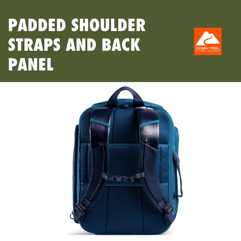 Ozark Trail 30L Unisex Coated Polyester Travel Backpack with