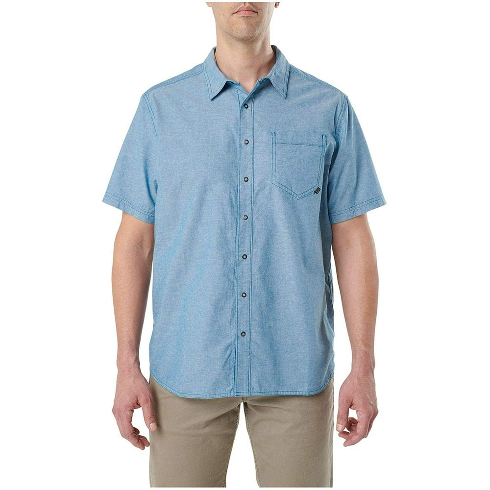 5.11 Tactical - 5.11 Tactical Men's Cotton Button-Down Ares Short ...