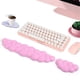 thumbnail image 1 of Reposamuñecas para teclado con posavasos, kit de 3 almohadillas para reposamanos para teclado, soporte para reposamuñecas para teclado súper suave tipo nube para el hogar/oficina/juegos, reduce la pre, 1 of 8