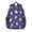 Astronaut and Cat, variant on Astronaut and Rocket Black Pattern Backpack for School, Cute School Bag with Adjustable Shoulder Straps and Padded Back, 15"x11.42"x5.5"