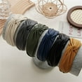 thumbnail image 4 of Bandas para la cabeza para mujer, antideslizantes, de moda para mujer, confeccionadas con tejido antideslizante exclusivo, diadema anudada de cuero de larga duración, 4 of 5