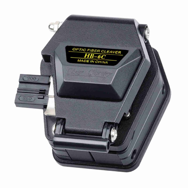 Fibra óptica de fibra óptica Cleaver de alta precisión Herramienta de Cortador de fibra automática de fibra para diámetro de fibra desnuda de 125 μm