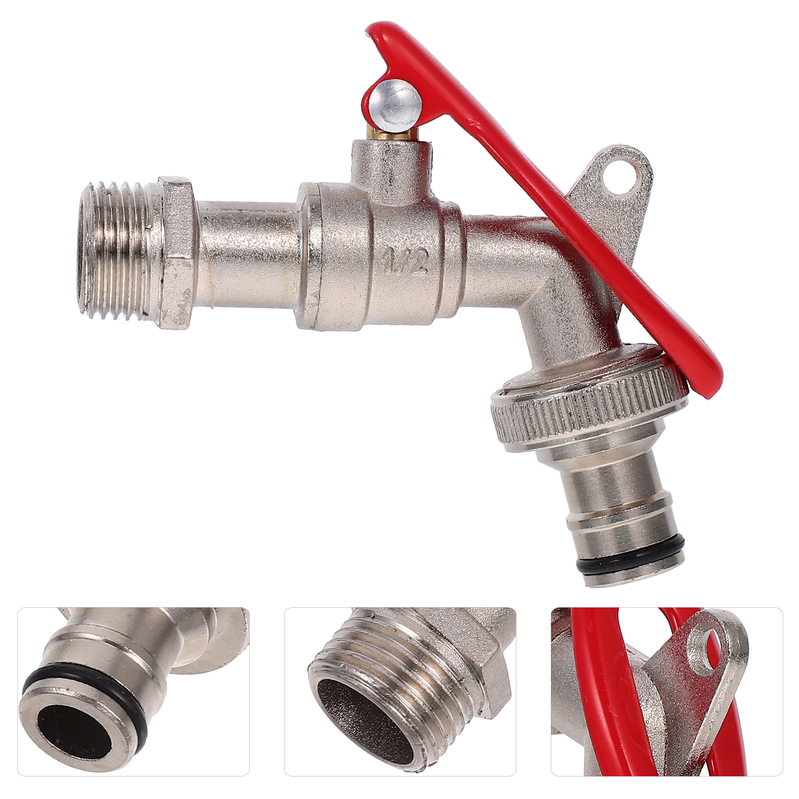 ITSELFER Washing Machine Tap Wall Mounted Water Outlet for Garden and Bathroom Wall Mounted Water Tap Outdoor Garden Faucet Tap Water Spigot