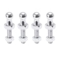 thumbnail image 1 of Unique Bargains 4Set 10mm Car Gas Strut Ball Studs Silver Tone for Gas Struts Shock, 1 of 5