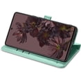 thumbnail image 4 of PU Leather Flip Wallet Case for Google Pixel 7 Pro (Not Pixel 7), Cat Dog Cartoon Cute Style with ID Card Holder Phone Cover Case for Google Pixel 7 Pro MG Green, 4 of 7