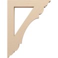 thumbnail image 3 of Ekena Millwork 5 1/2"W x 36"D x 48"H Olympic Traditional Rough Cedar Woodgrain TimberThane Bracket, Primed Tan, 3 of 6