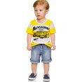 thumbnail image 2 of Ropa de coche estampada para bebé niño para verano amarillo y blanco, 2 of 8