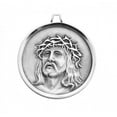thumbnail image 3 of Sterling Silver Christ in Agony Round Medal, 3 of 4