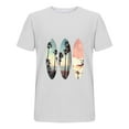 thumbnail image 5 of BinBiL Men's Graphic T Shirt Crewneck Short Sleeve Loose Casual Tee Tops White XL(XL), 5 of 5