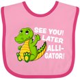 thumbnail image 3 of Inktastic See You Later Alligator Boys or Girls Baby Bib, 3 of 4