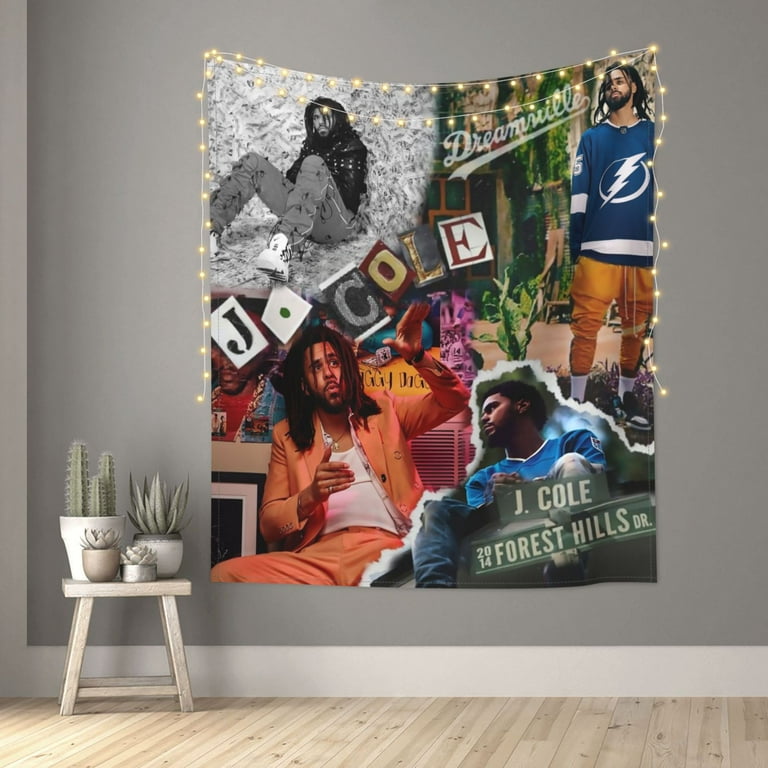 Tapestries J Cole Tapestry Wall Hanging Tapestry Home Decor Tapestries Wall Art for Living Room Bedroom tapestry 60x51in Walmart