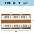 thumbnail image 6 of Modern Brown Fluorescent Light Covers for Ceiling Lights 4x2 feet,1 Pack Magnetic Light Filters for Classroom,Boho Contemporary Geometric Striped Fluorescent Light Shade Panel for Office School Drop, 6 of 9