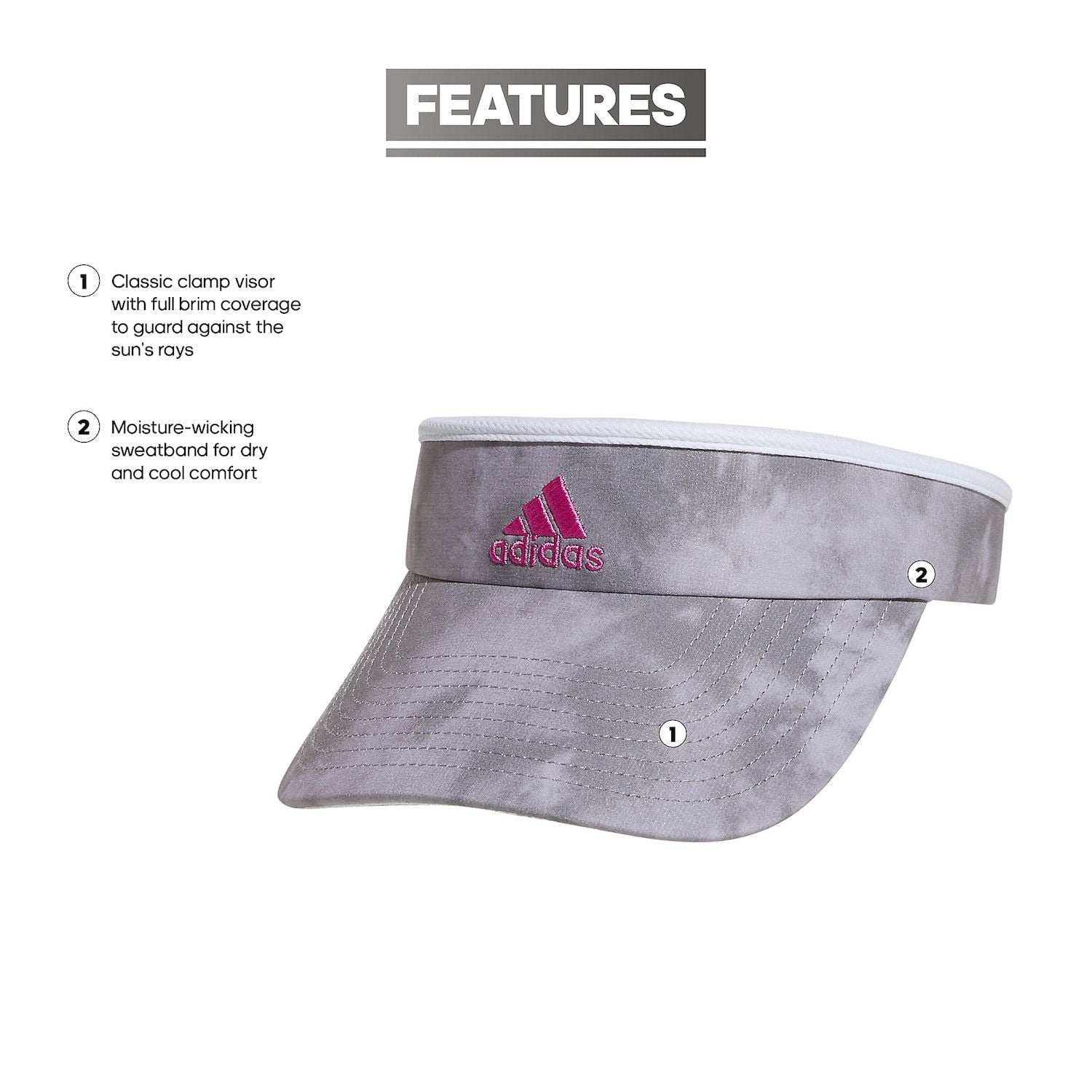 adidas match visor