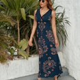 thumbnail image 3 of Paisley Print Vestido Sin Mangas Vestidos Para Mujer, Vestido Suelto De Verano 2025, 3 of 5