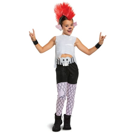 Barb Girls Child Trolls 2 World Tour Hard Rock Queen Deluxe Halloween
