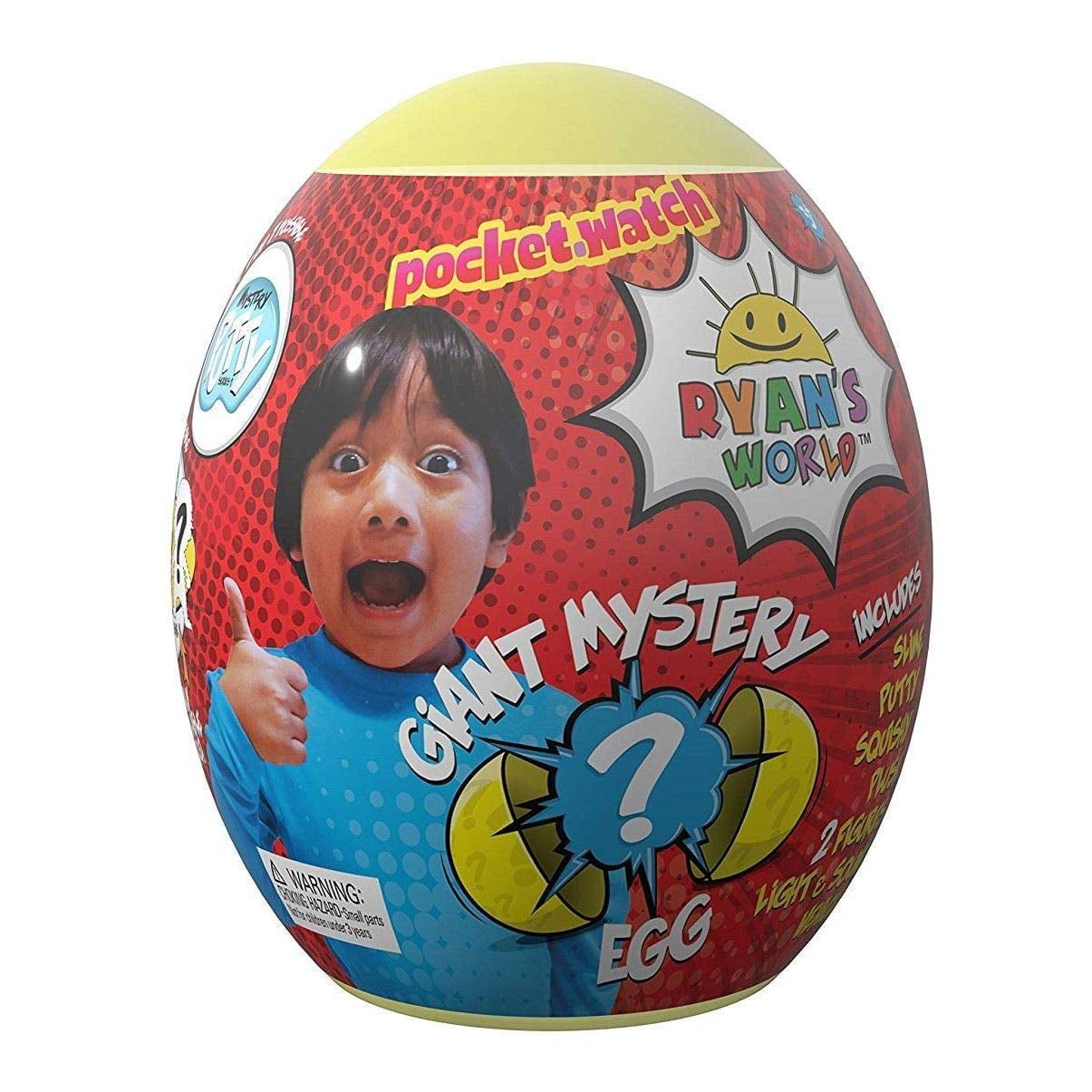 Details about   Ryans World Giant Beach Time Mystery Egg Yellow 