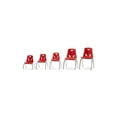 thumbnail image 1 of Berries Kids School Chair with Chrome Plated Legs (16 in. H - Green), 1 of 2