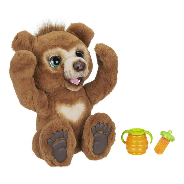 Animal Series Cubby ぬいぐるみ furReal Cubby the Curious Bear Interactive Plush Toy - Walmart.ca