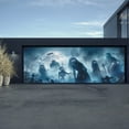 thumbnail image 3 of Halloween Garage Banner for Party Decorations Create Festive Atmosphere with This Stunning Holiday Display, 3 of 3
