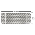thumbnail image 2 of Cubes Microwave Oven Cover, Greyscale Abstract Structures Building Like Repetitive Volumetric Theme, Water Resistant Organizer with Pockets for Kitchen, 36" x 12", Pale Taupe and Grey, by Ambesonne, 2 of 4