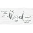 thumbnail image 2 of Boyer, Susie 32x18 White Modern Wood Framed Museum Art Print Titled - May We All Be Blessed, 2 of 4