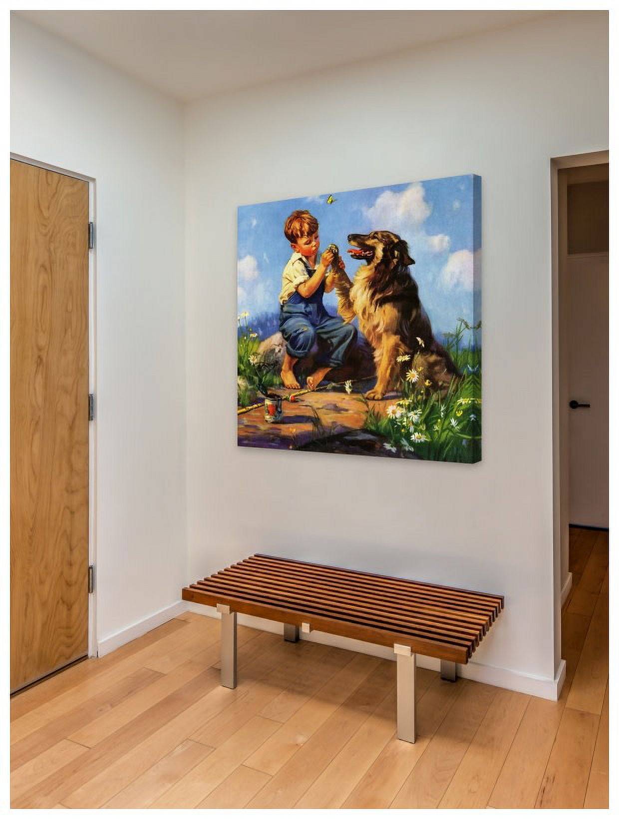 Marmont Hill "Best Friends" by Curtis Painting Print on Canvas