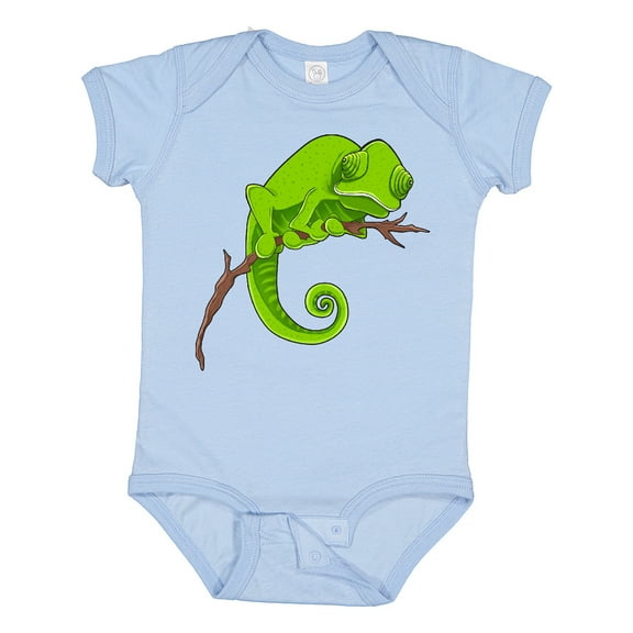Inktastic Cute Chameleon Boys or Girls Baby Bodysuit
