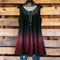 thumbnail image 4 of Wensltd Plus Size Tank Tops for Women U Neck Lace Sleeveless Blouse Loose Casual Tunic, 4 of 6