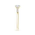 thumbnail image 3 of ANGARA Natural 0.43 Ct. Diamond Classic Engagement Ring in 14K Yellow Gold for Women (Ring Size: 10.5), 3 of 10