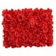 thumbnail image 2 of Paneles florales decorativos hechos a mano con flores de seda artificiales para decoración de pared. rojo, 2 of 7